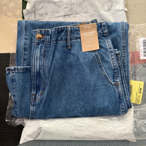 NWTMadewell Wide Sweep Denim Trousers - Picture 3 of 3